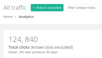 Click the **Filter Robots** button at the top of the page.